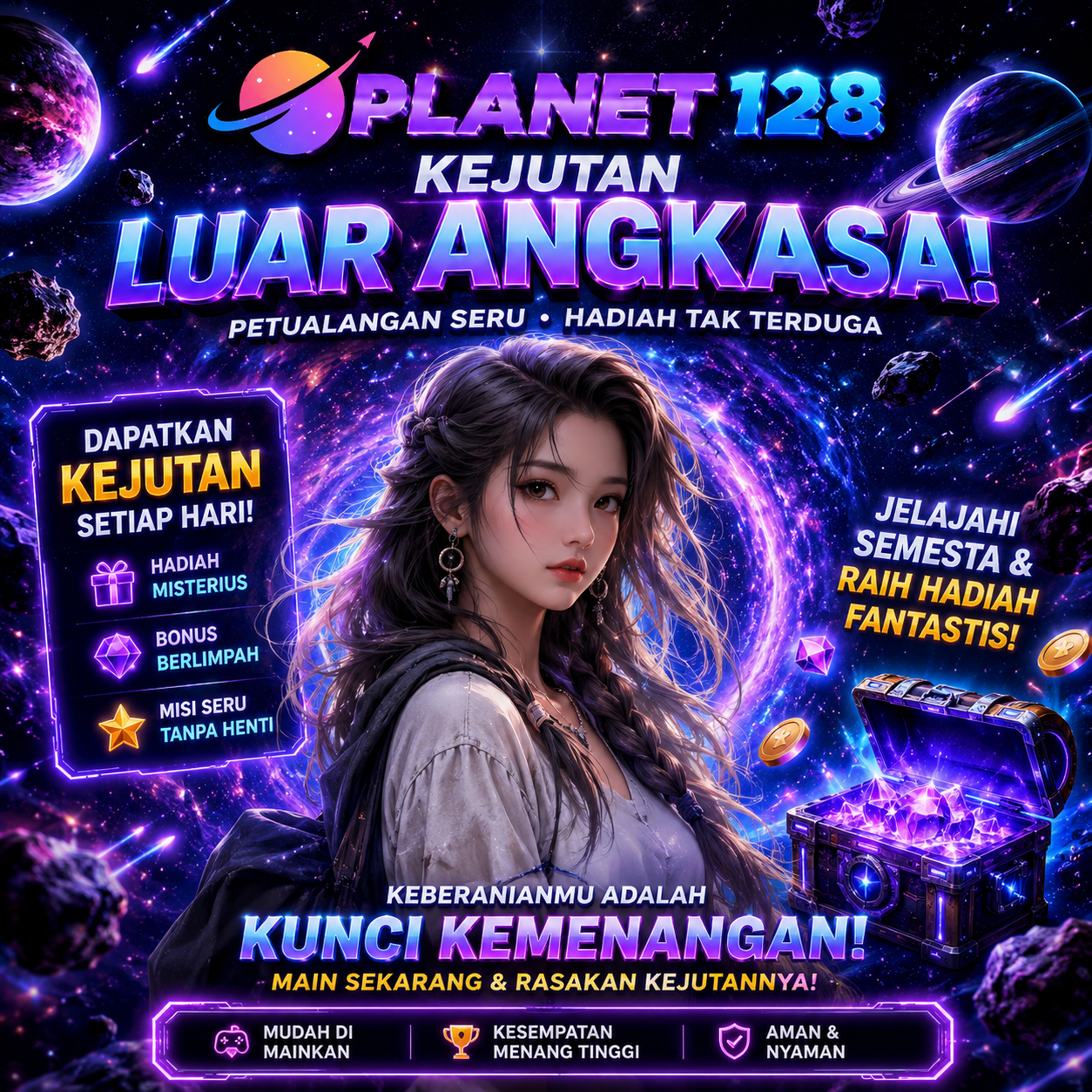 PLANET128 🌐 RUANG ANGKASA DENGAN BERJUTA KEJUTAN